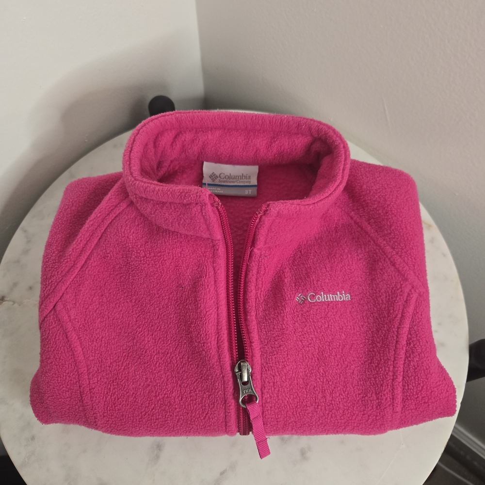 Columbia Kids' Pink Fleece Jacket